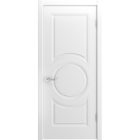 Ульяновская дверь Уно-5 белая эмаль ДГ