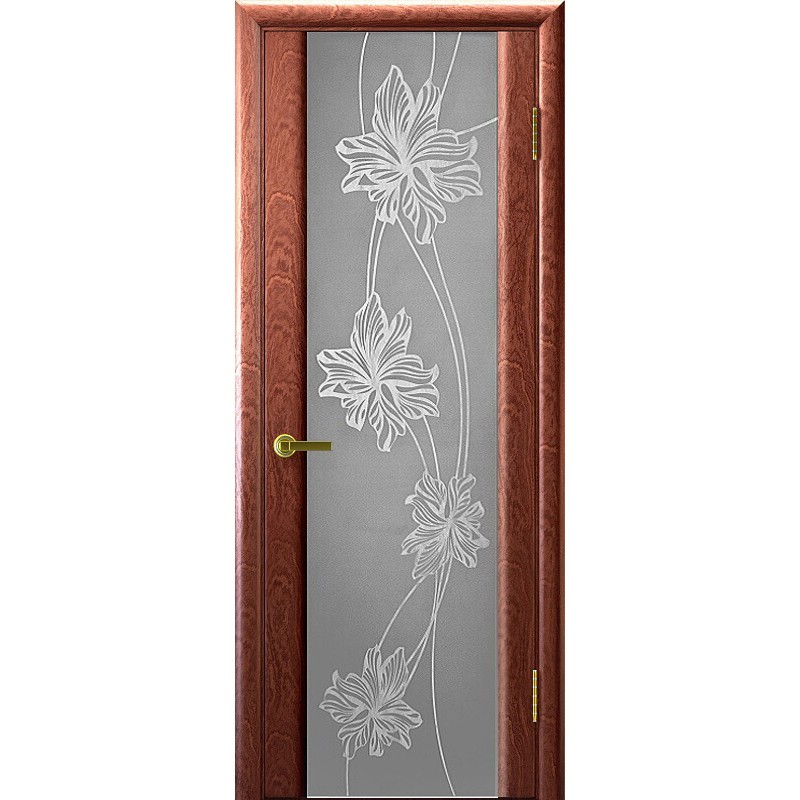 Ульяновская дверь Стэлла-2 красное дерево