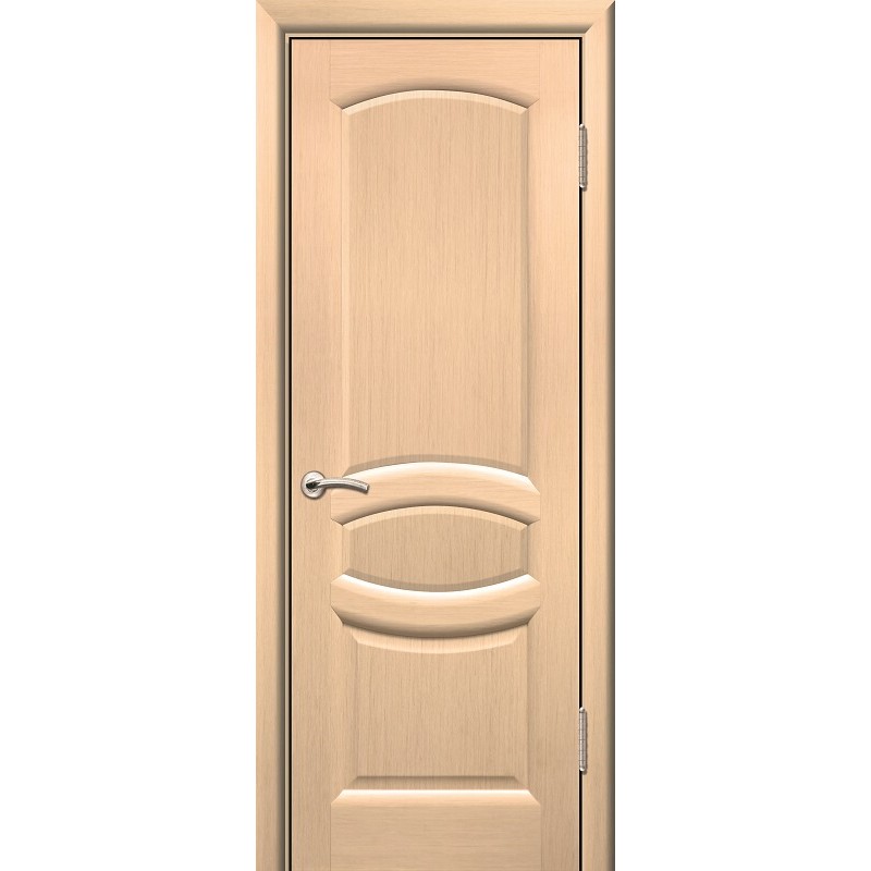 Дверь ульяновская Топаз(Комфорт) белёный дуб ДГ