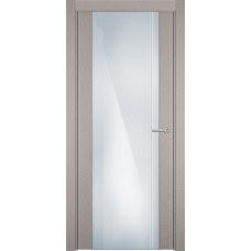 Дверь Status Futura модель 331 Дуб белый стекло калёное с гравировкой