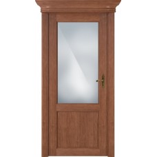 Дверь Status Classic модель 521 Анегри стекло Сатинато белое