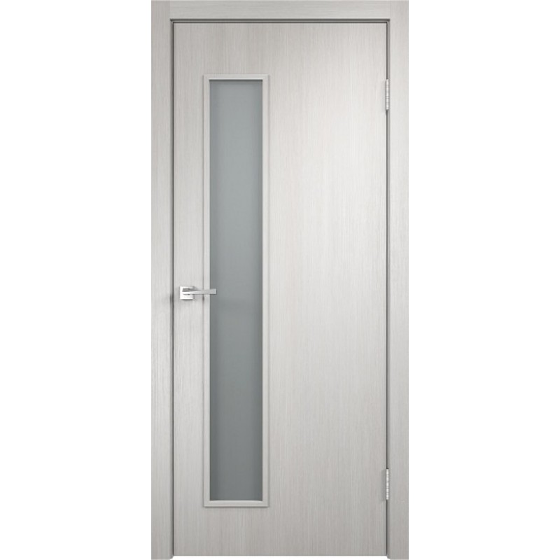 Межкомнатная VellDoris Дверь с четвертью Smart L-3 Дуб белый мателюкс