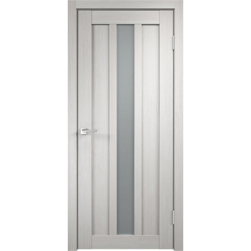 Межкомнатная VellDoris Дверь с четвертью Interi 3-1 Дуб белый мателюкс