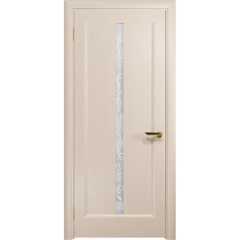 Межкомнатная Дверь DioDoor Миланика-2 беленый дуб белое пескоструйное Миланика