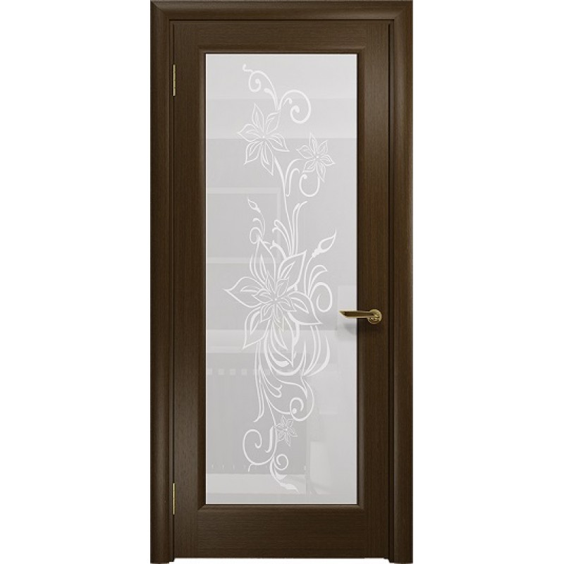 Межкомнатная Дверь DioDoor Миланика-1 венге белое пескоструйное Миланика