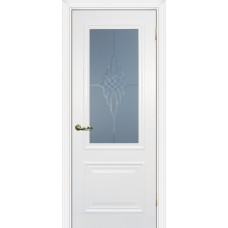 Дверь МариаМ Классик-1 Белый стекло