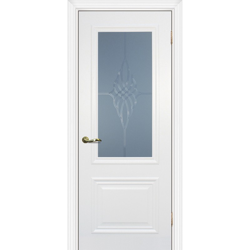 Межкомнатная Дверь МариаМ Классик-1 Белый стекло