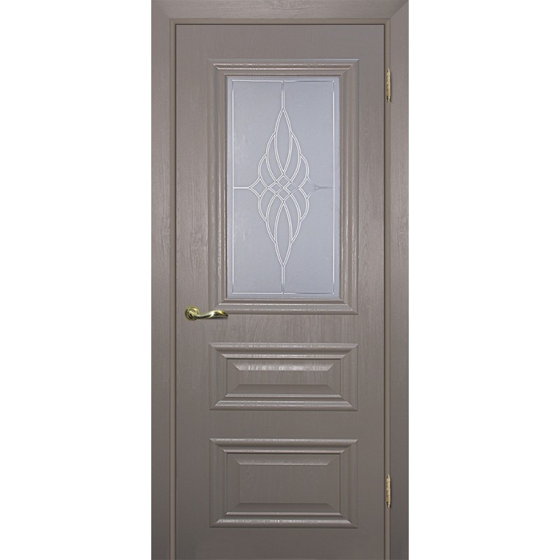 Межкомнатная Дверь МариаМ Классик-2 Каменное дерево стекло