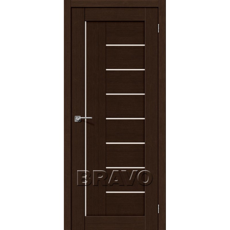Межкомнатная Двери Экошпон Порта-29 3D цвет венге