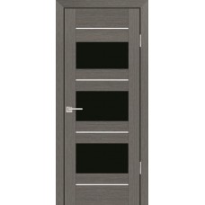 Дверь Profilo Porte PS-11 Грей мелинга черный лакобель