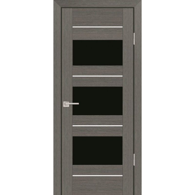 Межкомнатная Дверь Profilo Porte PS-11 Грей мелинга черный лакобель