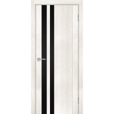Дверь Profilo Porte PSN-12 Бьянко антико лакобель чёрный
