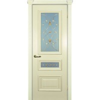 Ульяновские двери Фрейм 05 ясень слоновая кость патина золото ДО2