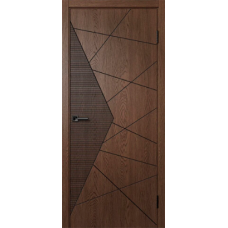 Межкомнатная дверь СИНДИ-2 шпон текстурированный орех ПГ