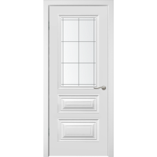 Межкомнатная дверь Симпл-3 белая эмаль ДО